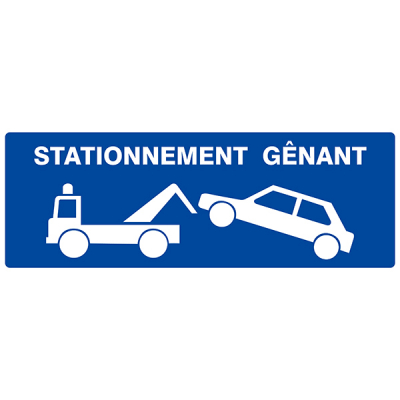 Panneau de signalisation "Stationnement Gênant"