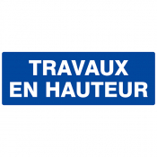Panneau de signalisation "Travaux en hauteur"