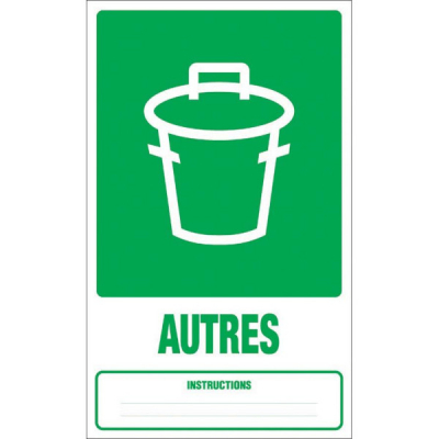 Panneau déchets autres