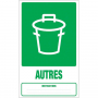 Panneau déchets autres