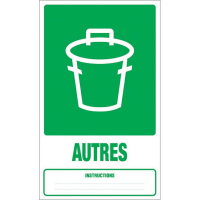 Panneau déchets autres