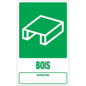 Panneau déchets bois