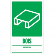 Panneau déchets bois