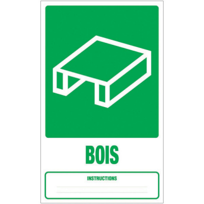 Panneau déchets bois