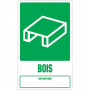 Panneau déchets bois