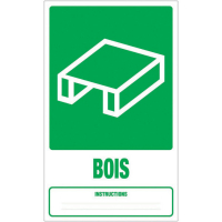 Panneau déchets bois