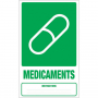 Panneau déchets médicaments