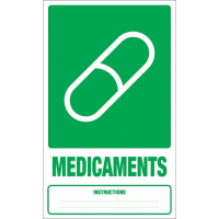 Panneau déchets médicaments