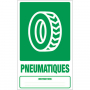 Panneau déchets pneumatiques