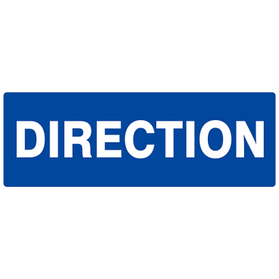 Panneau "Direction"
