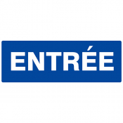 Panneau "Entrée"