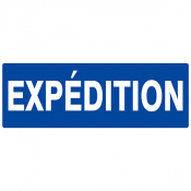 Panneau "Expédition"