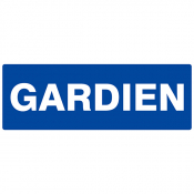 Panneau "Gardien"