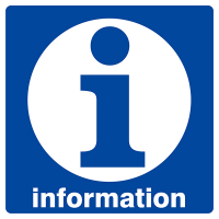 Panneau "Information" Panneau "Information"