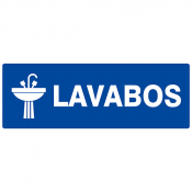 Panneau "Lavabos"