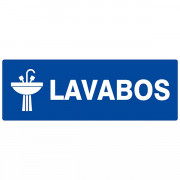 Panneau "Lavabos"
