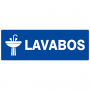 Panneau "Lavabos"