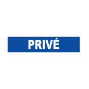 Panneau privé