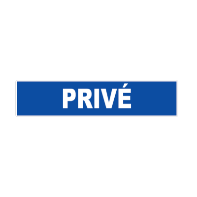 Panneau privé