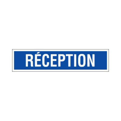 Panneau réception