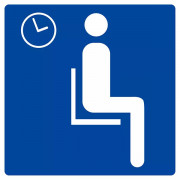 Panneau "Salle d'attente"