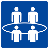 Panneau "Salle de réunion"