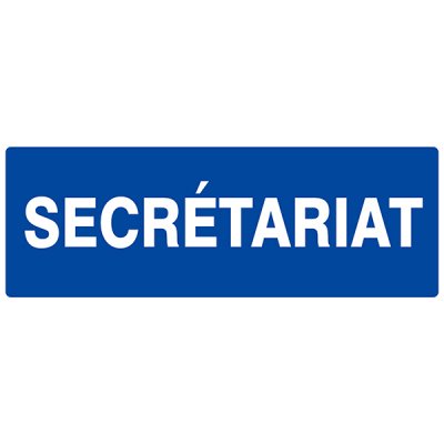 Panneau "Secrétariat"