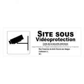 Panneau site sous vidéoprotection