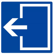Panneau "Sortie"