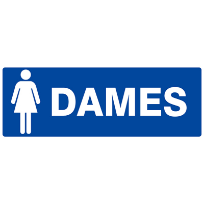Panneau "Toilettes Dames"