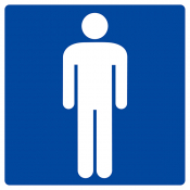 Panneau "Toilettes Hommes"