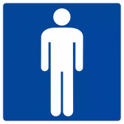 Panneau "Toilettes Hommes"
