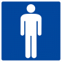 Panneau "Toilettes Hommes"