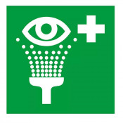 Équipement de rinçage des yeux – Sécurité urgence – ISO 7010 & photoluminescent