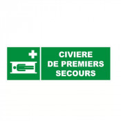 Panneau civière de premiers secours