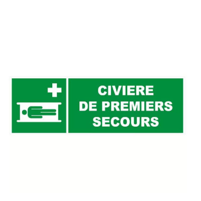Panneau civière de premiers secours