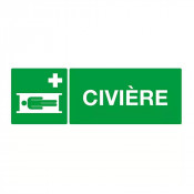 Panneau d'indication d'une "CIVIERE" à proximité