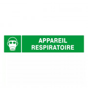 Panneau d’indication “Port d’appareil respiratoire obligatoire” – ISO 7010 – Plastique rigide ou vin