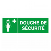 Panneau de signalisation “Douche de sécurité” – ISO 7010 – PS choc rigide ou vinyle adhésif