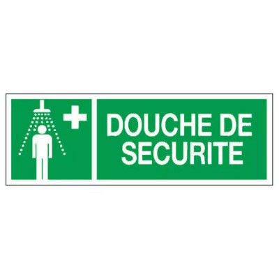 Panneau douche de sécurité