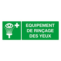 Panneau Équipements de Rinçage des Yeux – Signalétique sécurité ISO 7010 Panneau Équipements de Rinçage des Yeux – Signalétique sécurité ISO 7010