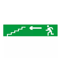 Panneau Escalier Descendant à Gauche – Signalétique sécurité ISO 7010 Panneau Escalier Descendant à Gauche – Signalétique sécurité ISO 7010