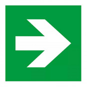 Panneau “Flèche de direction” – Signalétique sécurité – Conforme ISO 7010