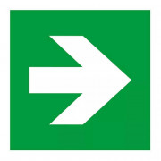 Panneau “Flèche de direction” – Signalétique sécurité – Conforme ISO 7010