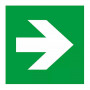 Panneau “Flèche de direction” – Signalétique sécurité – Conforme ISO 7010