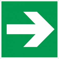 Panneau flèche direction gauche/droite