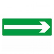 Panneau Flèche (Secours) – Signalétique d’évacuation ISO 7010