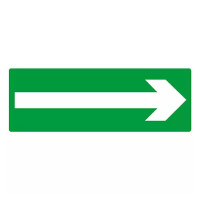 Panneau Flèche (Secours) – Signalétique d’évacuation ISO 7010