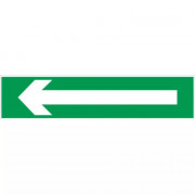 Panneau flèche – Signalétique directionnelle – Plastique rigide 330x75 mm