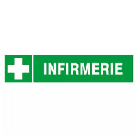 Panneau Infirmerie – Signalétique médicale conforme ISO 7010 Panneau Infirmerie – Signalétique médicale conforme ISO 7010